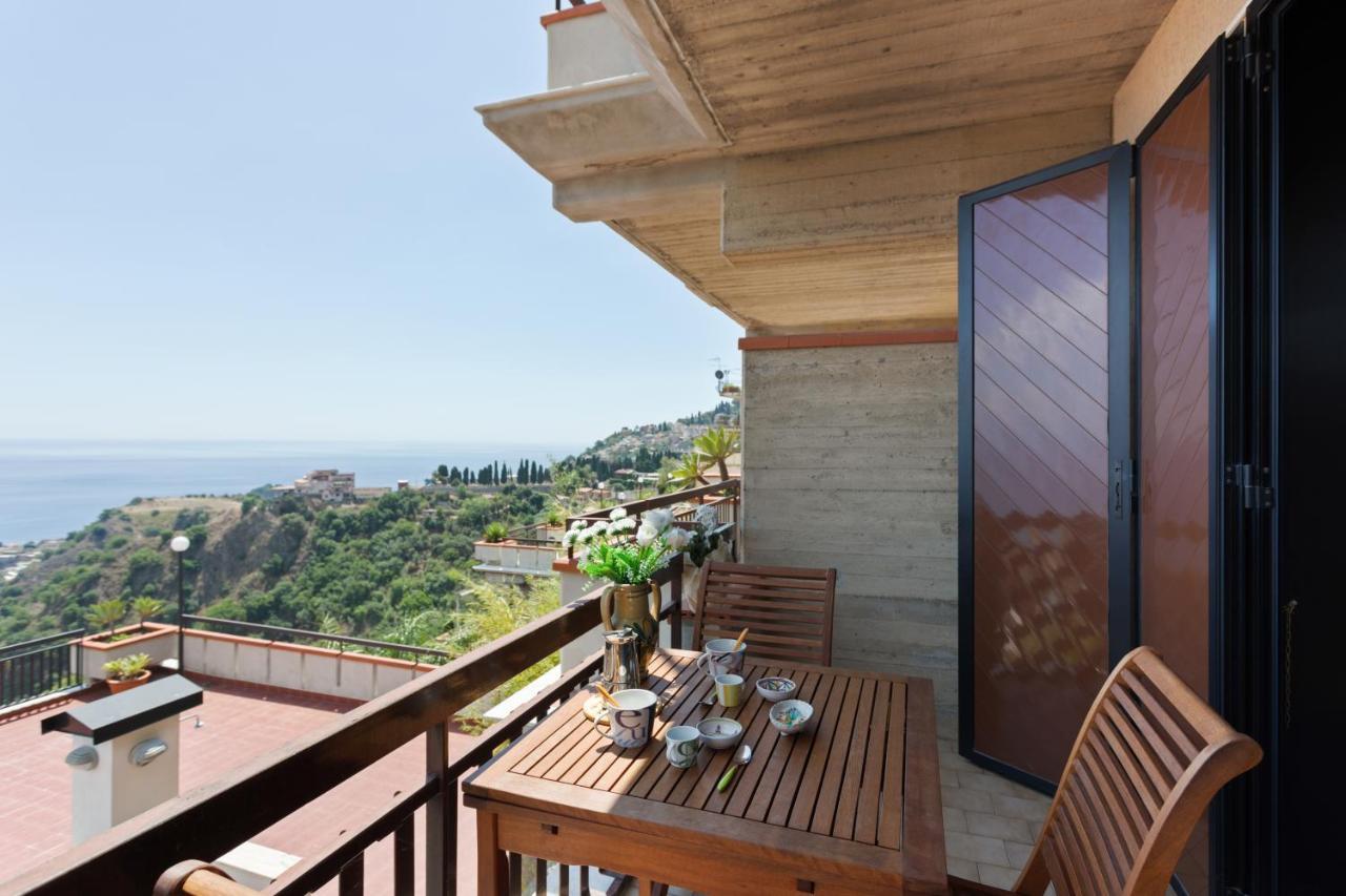 Taormina Panoramic Seaview Apartment מראה חיצוני תמונה