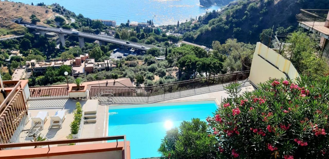 Taormina Panoramic Seaview Apartment מראה חיצוני תמונה